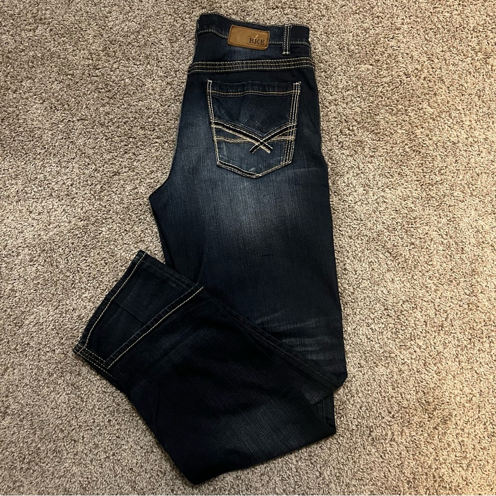 BKE Denim Jeans Tyler Straight Leg Size-34R